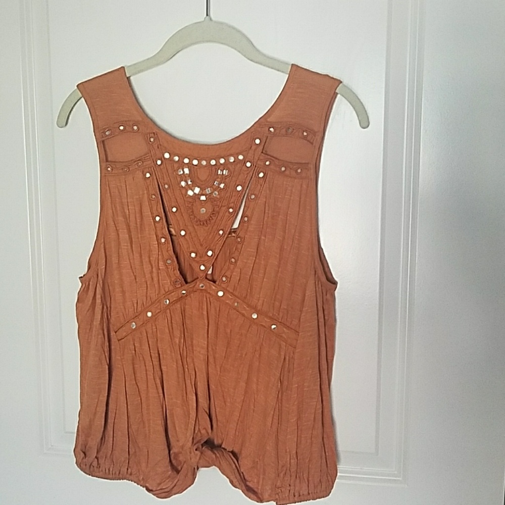 Free People embellished Tank
